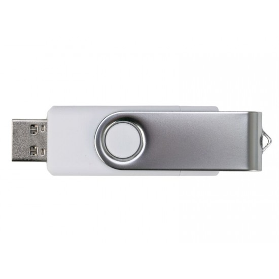 USB3.0/USB Type-C флешка на 32 Гб Квебек C, белый