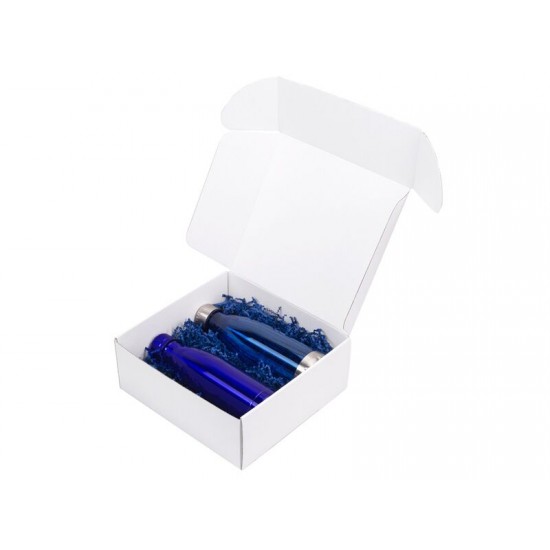 Подарочный набор из термобутылки и бутылки Bottle set, синий