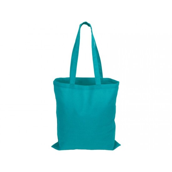 Сумка для шопинга Carryme 140 хлопковая, 140 г/м2, бирюзовый 320C NEW