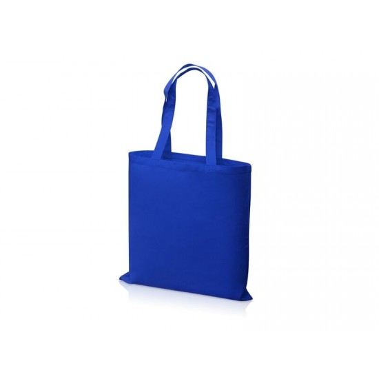 Сумка для шопинга Carryme 140 хлопковая, 140 г/м2, синий