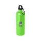 Одностенная бутылка для воды с карабином Oregon, изготовленная из нержавеющей стали, сертифицированной по стандарту RCS, объемом 750 мл - Зеленое яблоко