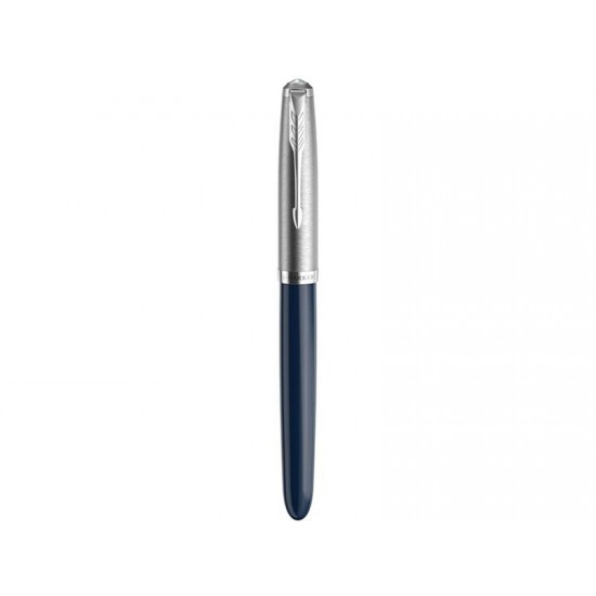 Перьевая ручка Parker 51 CORE MIDNIGHT BLUE CT, перо: F, цвет чернил: black, в подарочной упаковке.
