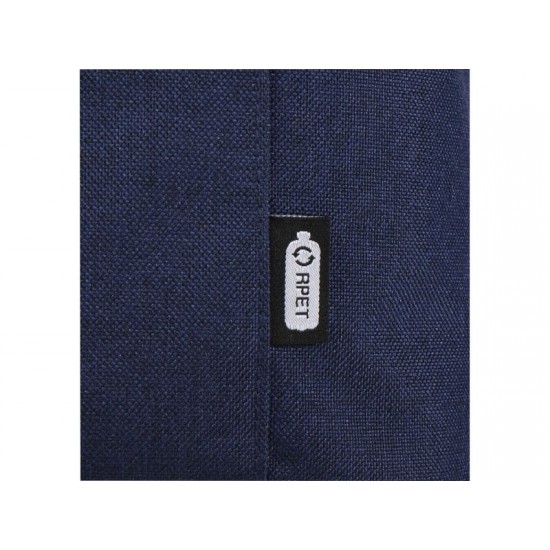 Tundra сумка-холодильник из переработанного РЕТ-пластика, сертиф. согласно GRS - Heather navy