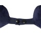 Подушка Basic из микрофибры с эффектом памяти U-shape, синий