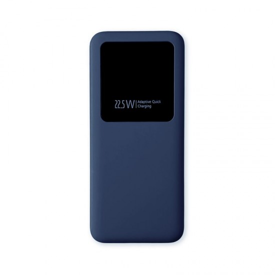 Внешний аккумулятор Kris soft touch, 10000mAh (Тёмно-синий)