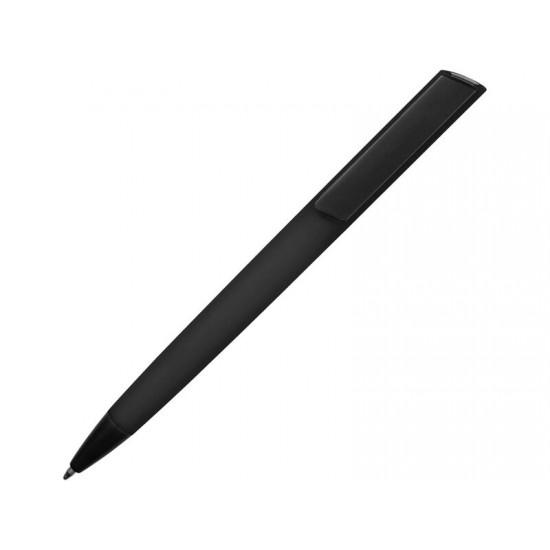 Ручка пластиковая soft-touch шариковая Taper, черный