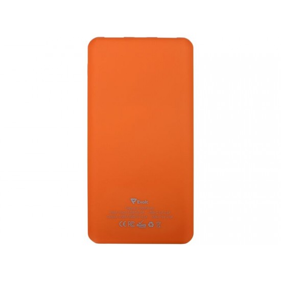 Портативное зарядное устройство Reserve с USB Type-C, 5000 mAh, оранжевый