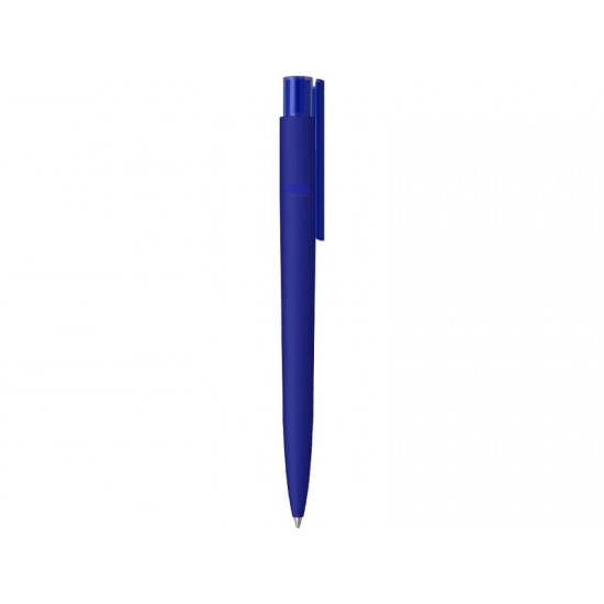 Шариковая ручка RECYCLED PET PEN PRO K transparent GUM soft-touch, синий