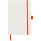 Блокнот ColorNote White, твердая обложка A5, 80 листов, белый и оранжевый