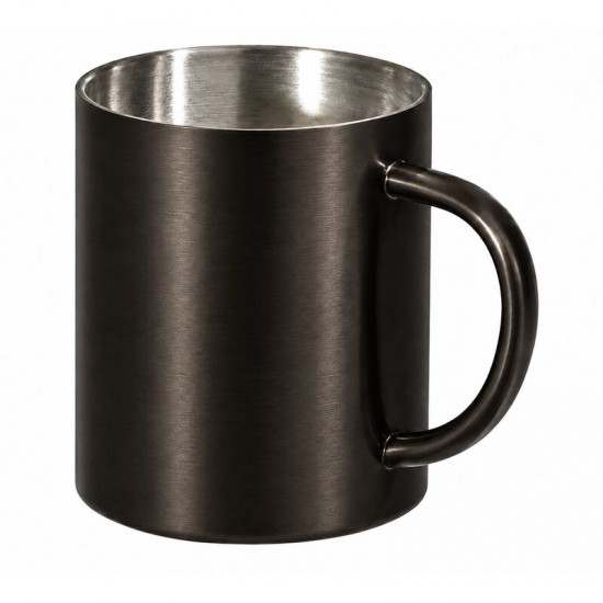 Стальная кружка с двойными стенками Altai, gun metal