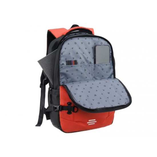 Рюкзак спортивный TORBER Xtreme 18, оранжевый/чёрный, 31 х 12 х 46 см, 17л