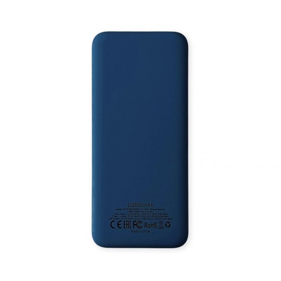 Внешний аккумулятор Kris soft touch, 10000mAh (Тёмно-синий)