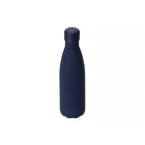 Термобутылка Актив Soft Touch, 500мл, темно-синий