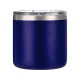 Кружка стальная Alaska с крышкой слайдером, powder coating, синий
