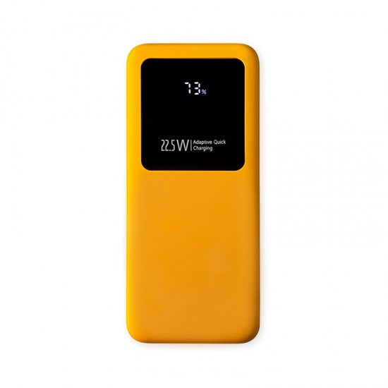 Внешний аккумулятор Kris soft touch, 10000mAh (Жёлтый)