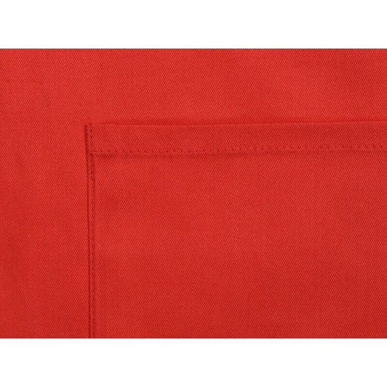 Хлопковый фартук 180gsm, красный