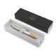 Шариковая ручка Parker IM Premium K318  Pearl GT, стержень: M, цвет чернил: blue, в подарочной упаковке.