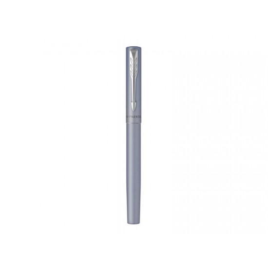 Перьевая ручка Parker Vector XL Silver Blue CT, цвет чернил blue, перо: F/M, в подарочной упаковке.