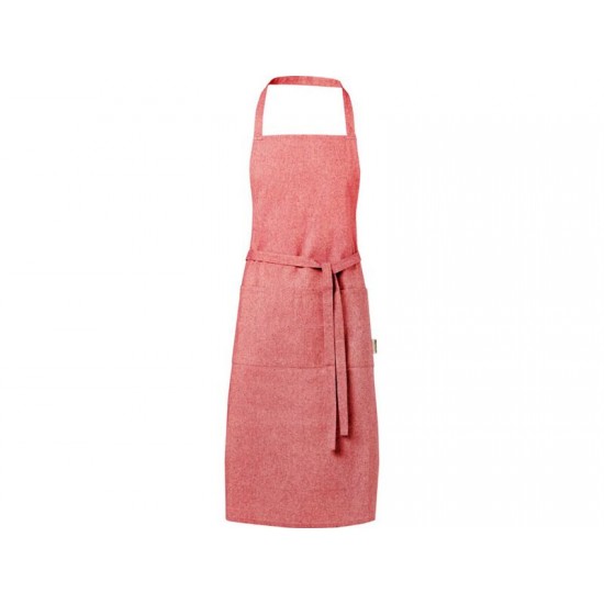 Pheebs 200 g/m² recycled cotton apron, красный яркий