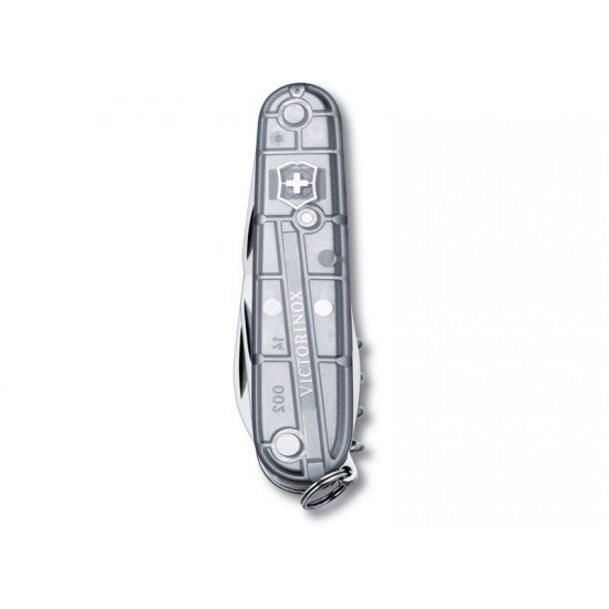 Нож перочинный VICTORINOX Spartan, 91 мм, 12 функций, полупрозрачный серебристый