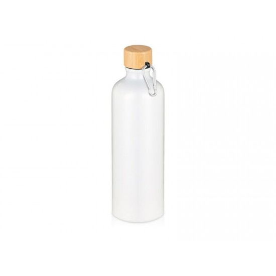 Бутылка Hip M Bamboo с карабином, 770 мл, белый