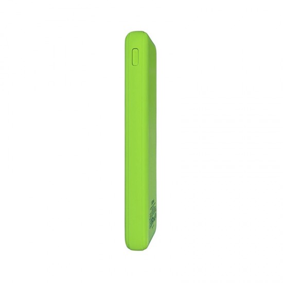 Внешний аккумулятор Kris soft touch, 10000mAh (Светло-зелёный)