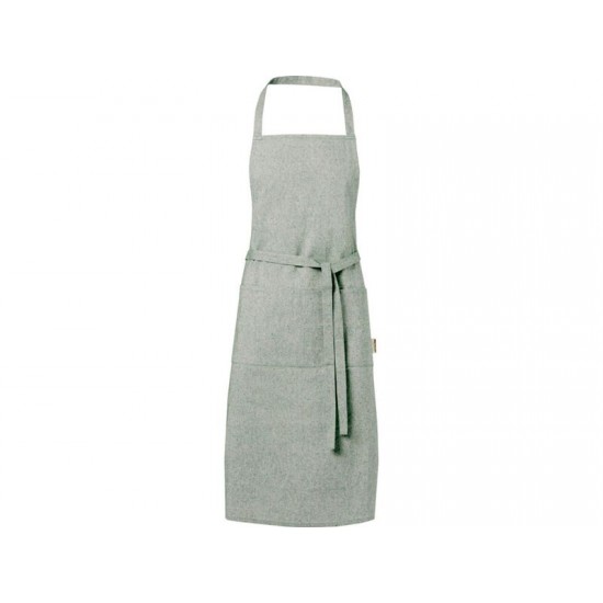Pheebs 200 g/m² recycled cotton apron, зеленый яркий