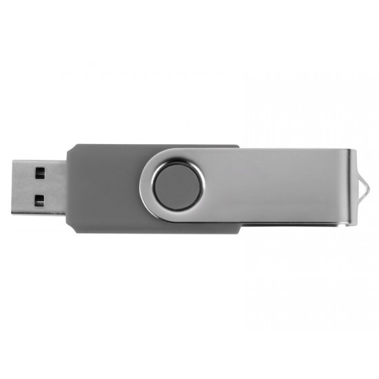 Флеш-карта USB 2.0 16 Gb Квебек, темно-серый