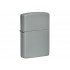 Зажигалка ZIPPO Classic с покрытием Flat Grey, латунь/сталь, серая, глянцевая, 38x13x57 мм
