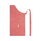 Pheebs 200 g/m² recycled cotton apron, красный яркий