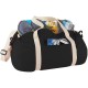 Хлопковая сумка Barrel Duffel, черный/бежевый