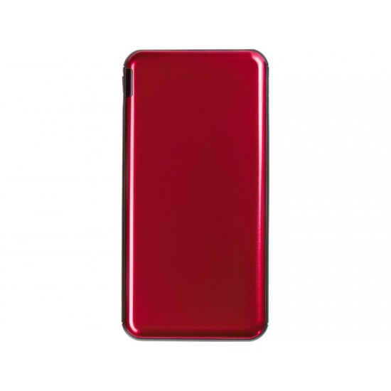 Внешний аккумулятор Forge, Evolt, металл, 10000mah, красный