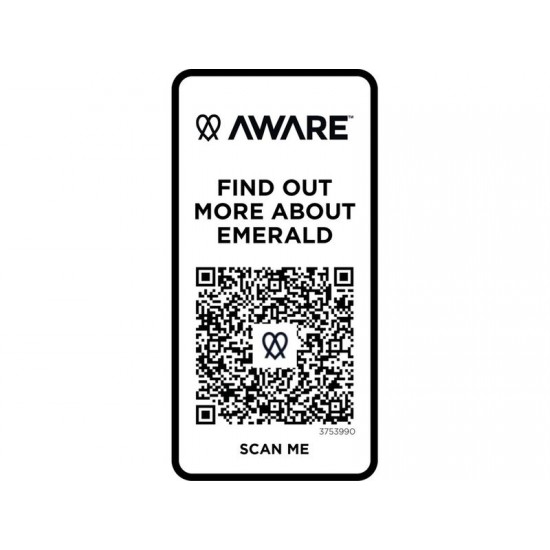 Emerald поло унисекс с коротким рукавом из переработанных материалов Aware™. - Черный