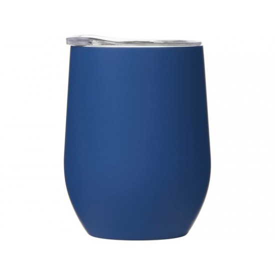 Термокружка Vacuum mug C1, soft touch, 370мл, синий