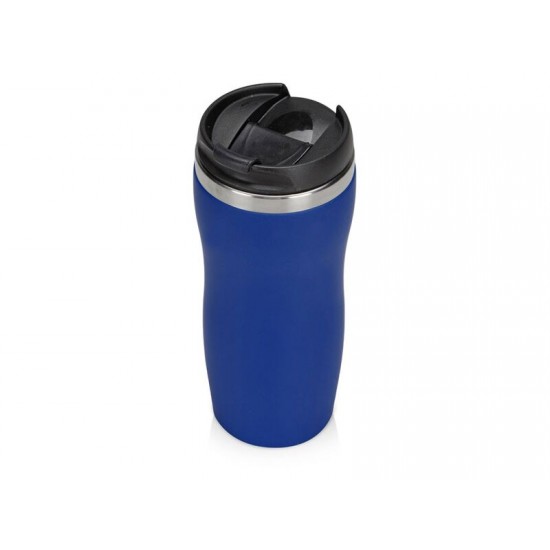 Термокружка Double wall mug C1, soft touch, 350 мл, синий