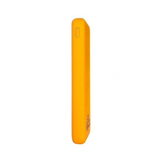 Внешний аккумулятор Kris soft touch, 10000mAh (Жёлтый)