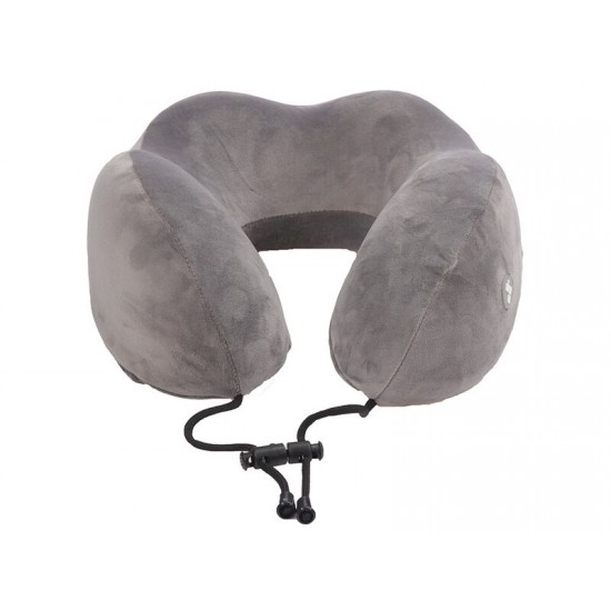 Подушка для путешествий с эффектом памяти Мемо Bluewinder Grey