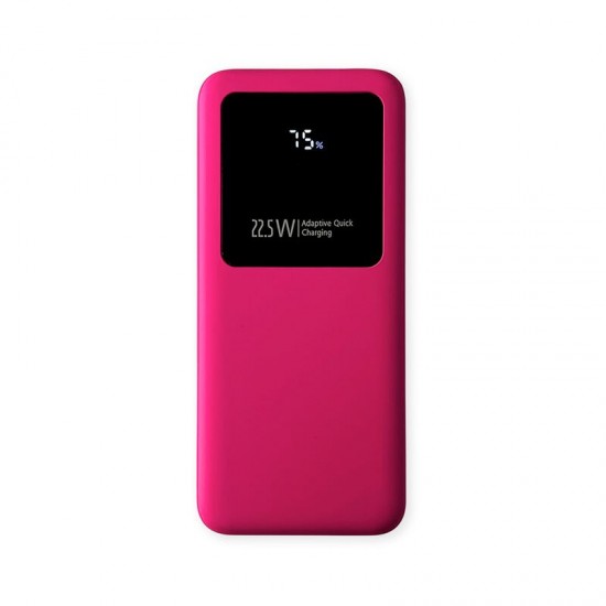 Внешний аккумулятор Kris soft touch, 10000mAh (Розовый)