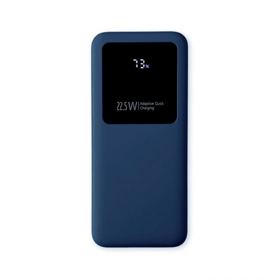 Внешний аккумулятор Kris soft touch, 10000mAh (Тёмно-синий)