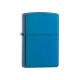 Зажигалка ZIPPO Classic с покрытием Sapphire™, латунь/сталь, синяя, глянцевая, 38x13x57 мм