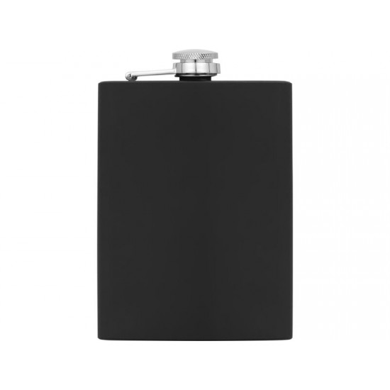 Фляжка 240 мл Remarque soft touch, 304 сталь, черный