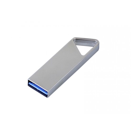 USB 2.0-флешка на 64 Гб с мини чипом, компактный дизайн, отверстие треугольной формы для цепочки