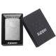 Зажигалка ZIPPO с покрытием Herringbone Sweep, латунь/сталь, серебристая, матовая, 38x13x57 мм
