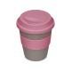 Стакан с силиконовой крышкой Cafe, dust pink