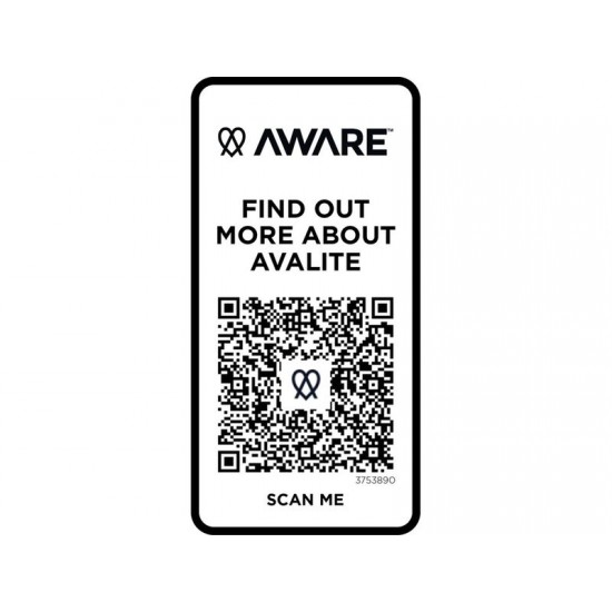 Avalite футболка унисекс Aware™ из переработанных материалов с коротким рукавом - Черный