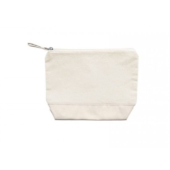 Косметичка DOEL из хлопка плотностью 280 г/м2, бежевый