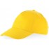 Бейсболка Memphis 5-ти панельная 165 гр, желтый