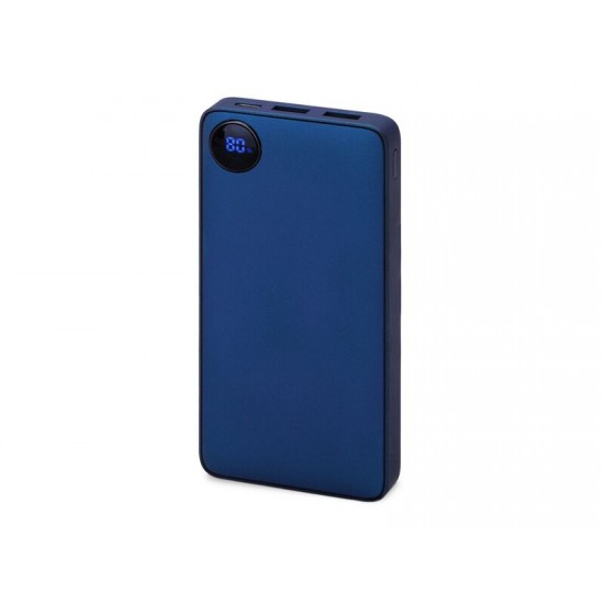 Внешний аккумулятор с дисплеем Mild, 10 000 mAh, синий