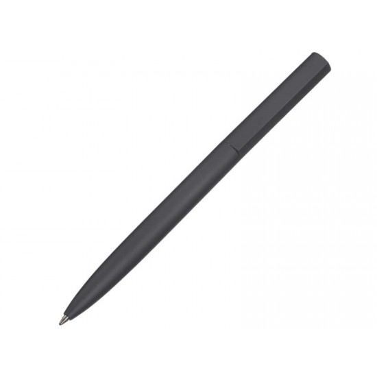 Шариковая металлическая ручка Minimalist софт-тач, антрацит