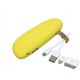 PB_Small_stone Универсальное зарядное устройство power bank в форме камня. 2600MAH. Желтый